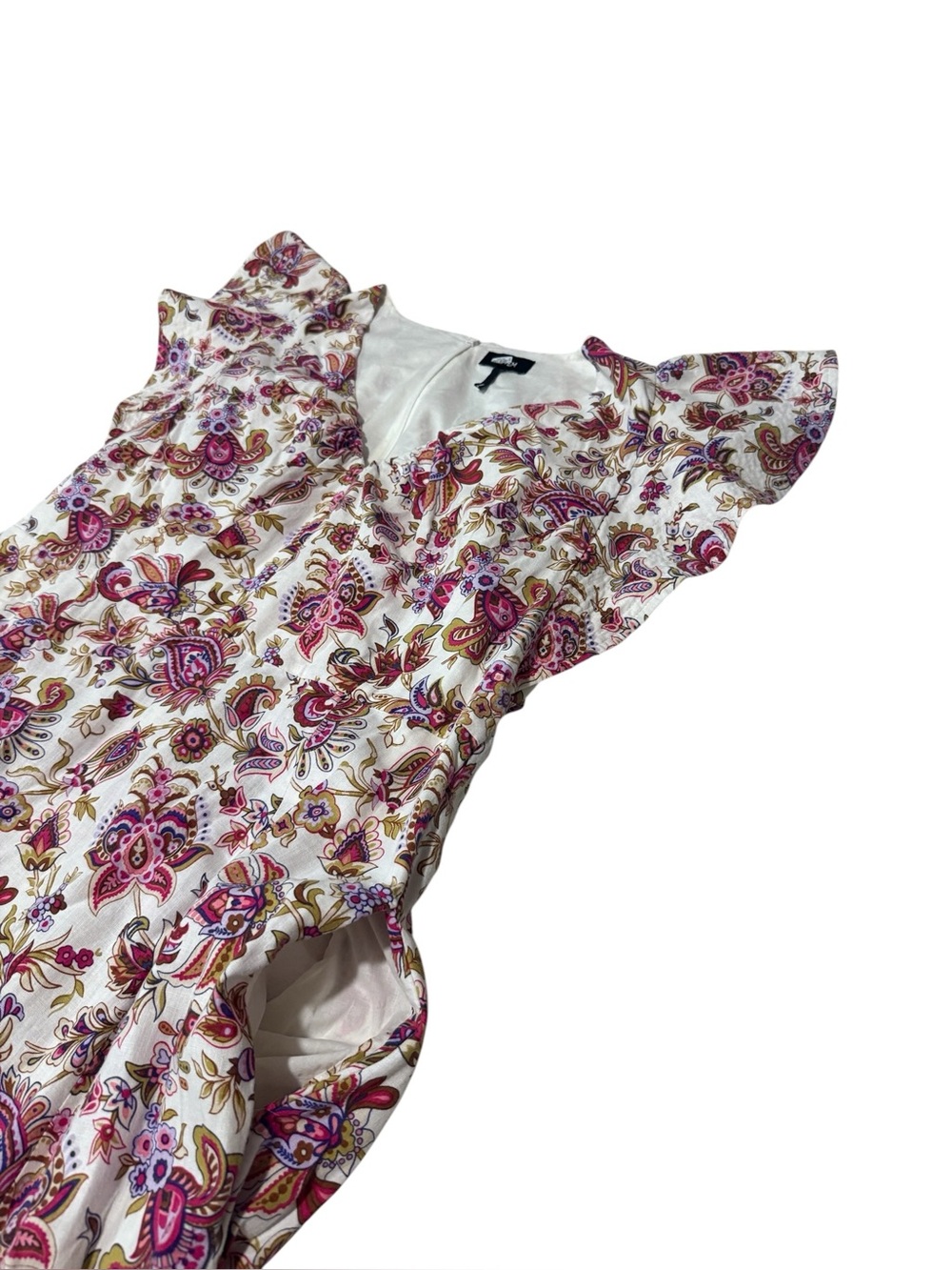 ME+EM Paisley Print Creaseless Maxi Dress Size 14 - Picture 7 of 12